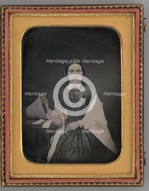 Untitled (Portrait of a Woman), 1853. Creator: Unknown.