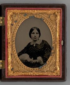 Untitled (Portrait of a Woman), 1865. Creator: Unknown