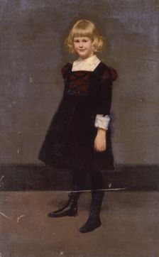 Untitled, Portrait of a Young Girl, ca. 1900. Creator: Kenyon Cox