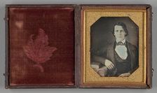 Untitled [portrait of a young man], 1839/99. Creator: William J. Shew