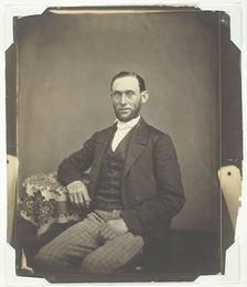 Untitled [portrait of a bearded man], 1850/59. Creator: Oliver H. Willard