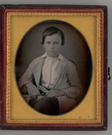 Untitled (Portrait of a Boy), 1850. Creator: Unknown