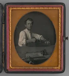 Untitled (Portrait of a Carpenter), 1857. Creator: Unknown