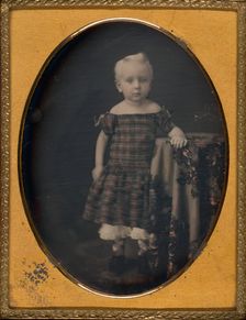 Untitled (Portrait of a Child), 1839/60. Creator: Mathew Brady