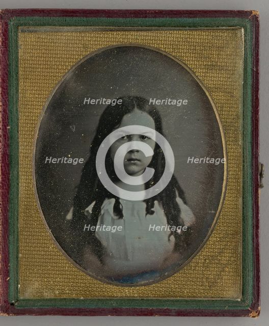 Untitled (Portrait of a Girl), 1841/42. Creator: Robert Cornelius.