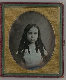 Untitled (Portrait of a Girl), 1841/42. Creator: Robert Cornelius