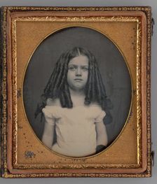 Untitled (Portrait of a Girl), 1855. Creators: Marcus Aurelius Root, S. Root