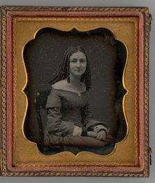 Untitled (Portrait of a Girl), 1856. Creator: Unknown