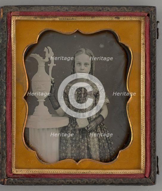 Untitled (Portrait of a Girl), 1857. Creator: Unknown.