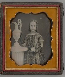 Untitled (Portrait of a Girl), 1857. Creator: Unknown