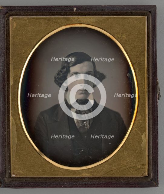 Untitled (Portrait of a Man), 1845. Creator: Edward Anthony.