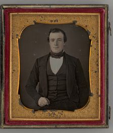 Untitled (Portrait of a Man), 1853. Creator: Unknown