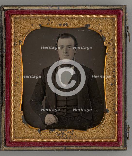 Untitled (Portrait of a Man), 1853. Creator: Unknown.