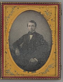 Untitled (Portrait of a Man), 1855. Creator: E. H. Hale