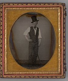 Untitled (Portrait of a Man), 1855. Creator: Unknown