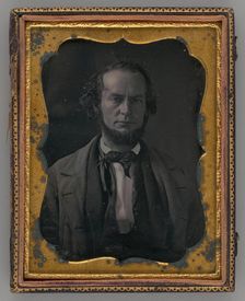 Untitled (Portrait of a Man), 1855. Creator: Unknown