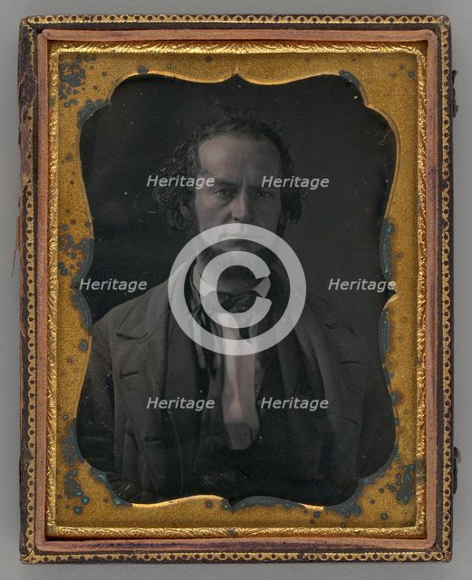 Untitled (Portrait of a Man), 1855. Creator: Unknown.