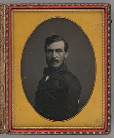 Untitled (Portrait of a Man), 1855. Creator: Unknown