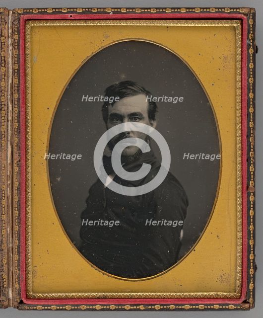 Untitled (Portrait of a Man), 1855. Creator: Unknown.