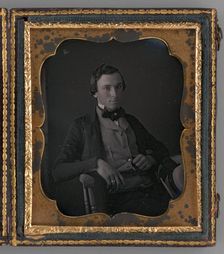 Untitled (Portrait of a Man), 1855. Creator: Unknown