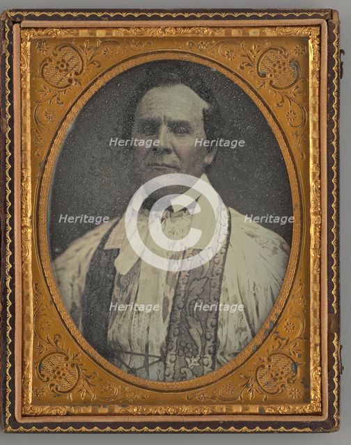 Untitled (Portrait of a Man), 1855. Creator: Unknown.