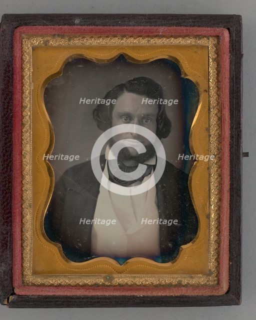 Untitled (Portrait of a Man), 1856. Creator: Unknown.