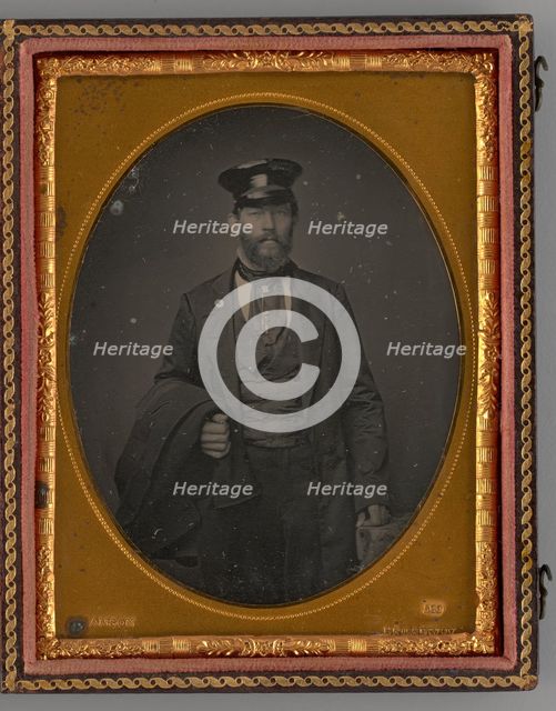 Untitled (Portrait of a Man), 1858. Creator: Rufus Anson.