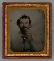Untitled (Portrait of a Man), 1865. Creator: Unknown
