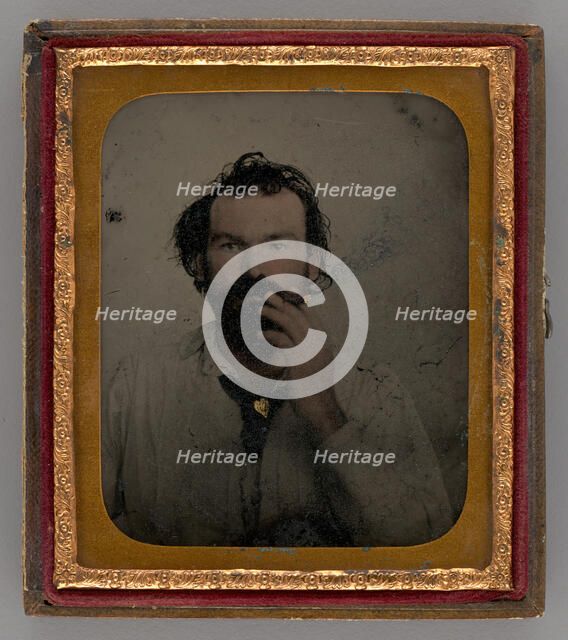 Untitled (Portrait of a Man), 1865. Creator: Unknown.