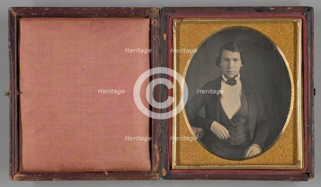Untitled [portrait of a man], 1839/60.  Creator: Unknown.
