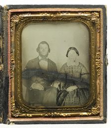 Untitled (Portrait of a Man and Woman), 1855/75. Creator: Unknown