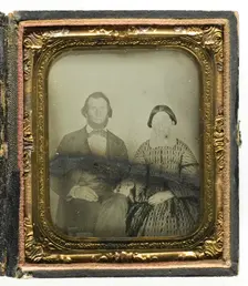 Untitled (Portrait of a Man and Woman), 1855/75. Creator: Unknown