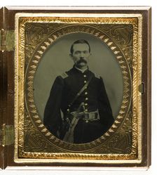 Untitled [portrait of a man in uniform], 1855/75. Creator: Unknown