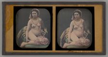 Untitled (Portrait of a Nude Woman), 1855. Creator: Unknown