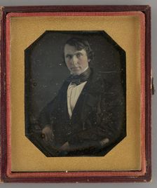 Untitled (Portrait of a Seated Man), 1845. Creator: Unknown