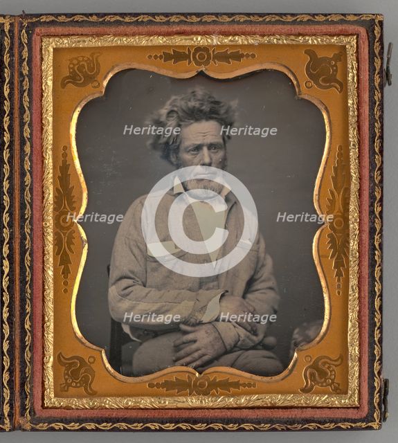 Untitled (Portrait of a Seated Man), 1851. Creator: Unknown.