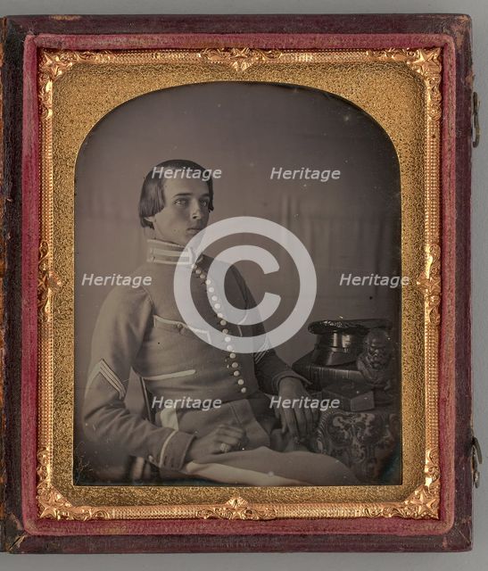 Untitled (Portrait of a Seated Man), 1852. Creator: Unknown.