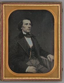 Untitled (Portrait of a Seated Man), 1855. Creator: Rufus Anson