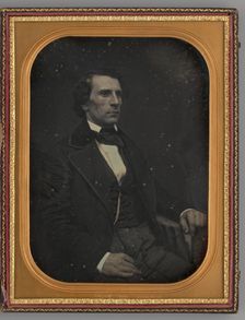 Untitled (Portrait of a Seated Man), 1855. Creator: Rufus Anson