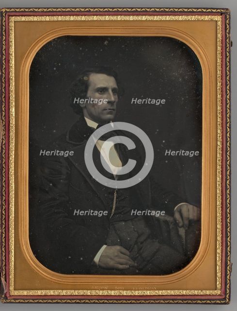 Untitled (Portrait of a Seated Man), 1855. Creator: Rufus Anson.