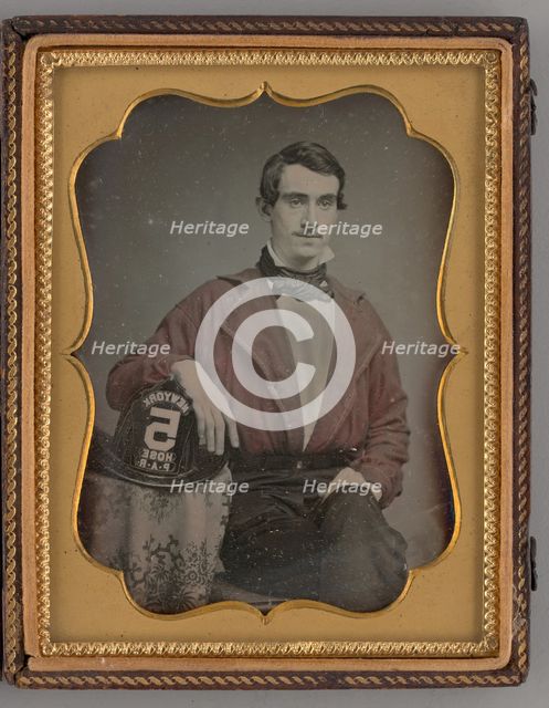 Untitled (Portrait of a Seated Man), 1857. Creator: Unknown.
