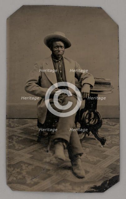 Untitled (Portrait of a Seated Man), 1880. Creator: Unknown.