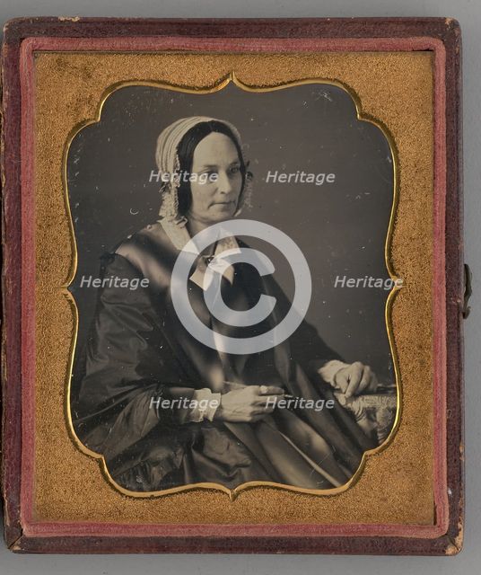 Untitled (Portrait of a Seated Woman), 1848. Creator: Unknown.