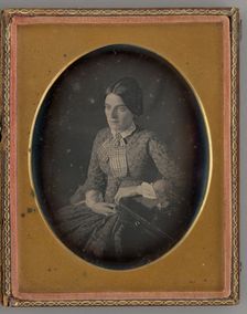 Untitled (Portrait of a Seated Woman), 1850. Creator: Unknown
