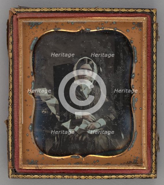 Untitled (Portrait of a Seated Woman), 1854. Creator: Unknown.