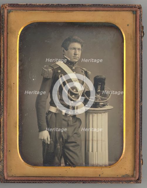 Untitled (Portrait of a Standing), 1848. Creator: Unknown.