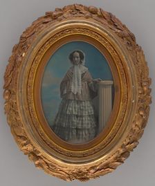 Untitled (Portrait of a Standing Woman), 1850. Creators: Albert Sands Southworth, Josiah Johnson Hawes