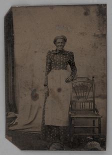 Untitled (Portrait of a Standing Woman), 1875. Creator: Unknown
