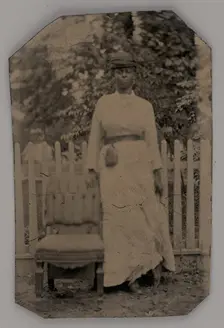 Untitled (Portrait of a Standing Woman), 1880. Creator: Unknown