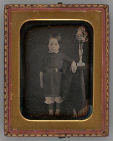 Untitled (Portrait of a Standing Boy), 1848. Creator: Unknown